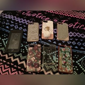 Apple iPhone 8 Plus cases (like new rarely used)